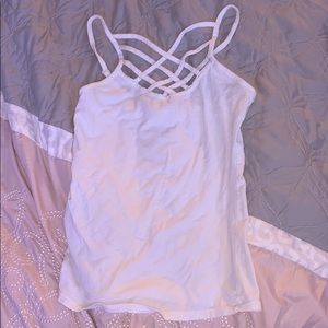 Small white tank top